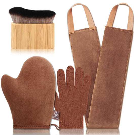 Tanning Mitt Self Tanner Mitt 4 Pack Self Tanning Mitt Self Tanner Brush Tanning Glove Self Tan Mitt Self Tanner Back Applicator Tanning Brush