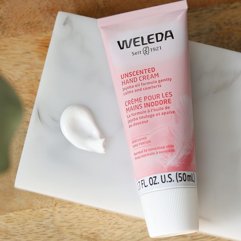 Weleda Unscented Hand Cream - Plant-Rich Moisturizer with Jojoba, Borage & Coconut Oils | 1.7 Fl Oz