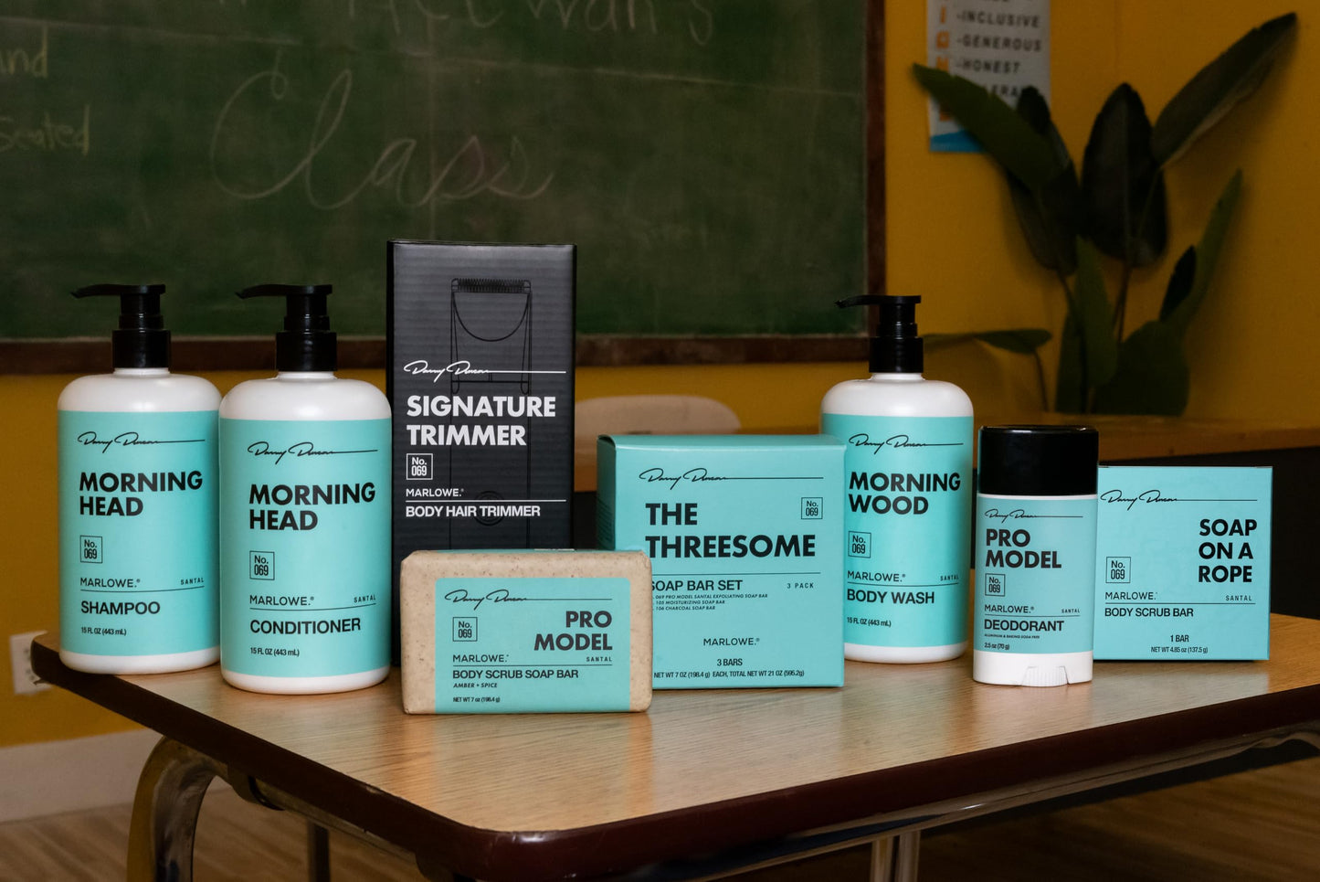 MARLOWE. No. The Threesome Set – Santal Scrub, No. 105 Moisturizing Bar & No. 106 Charcoal Cleanser, 7 Oz, Paraben & Sulfate Free
