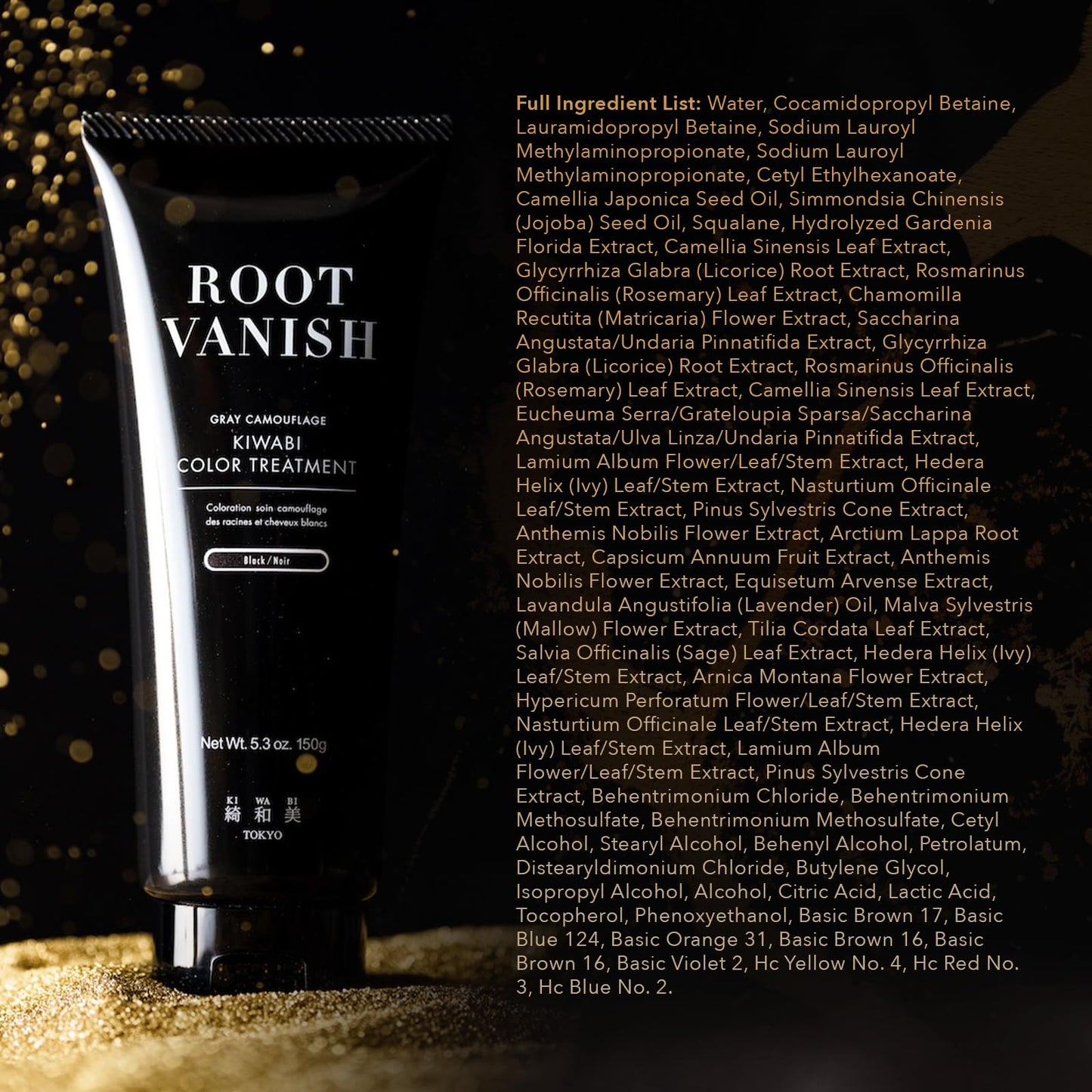 Kiwabi Color-Depositing Treatment for Gray Coverage–Subtle & Buildable Hair Gloss Color Benefit–Gradual, Semi Permanent Hair Color–Sulfate-Free, Ammonia-Free–31 Botanical Extracts,Light Brown
