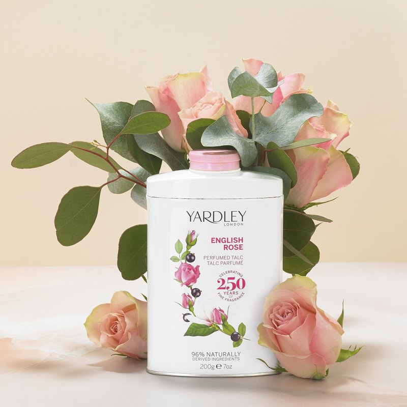 Yardley of London English Rose 7.0 oz Perfumed Talc Powder