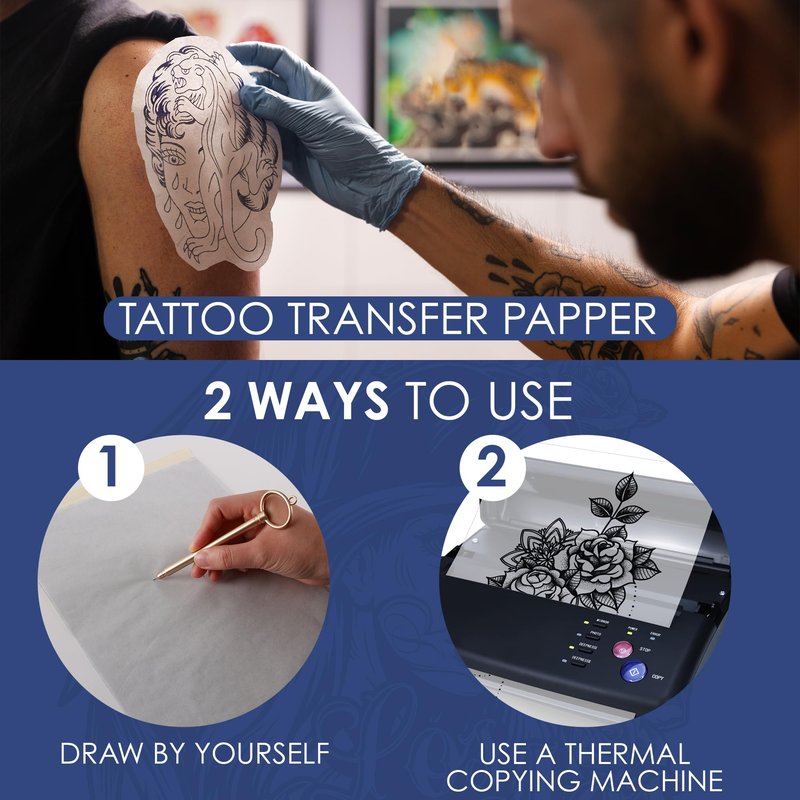 NISIMP 20pcs 3mm Tattoo Practice Skin with Transfer Paper,5PCS Thickness Tattoo Fake Skin Practice Kit Double Side and 15pcs Tattoo Stencil Paper for Tattoo Beginners Practice Tattoo Supplies