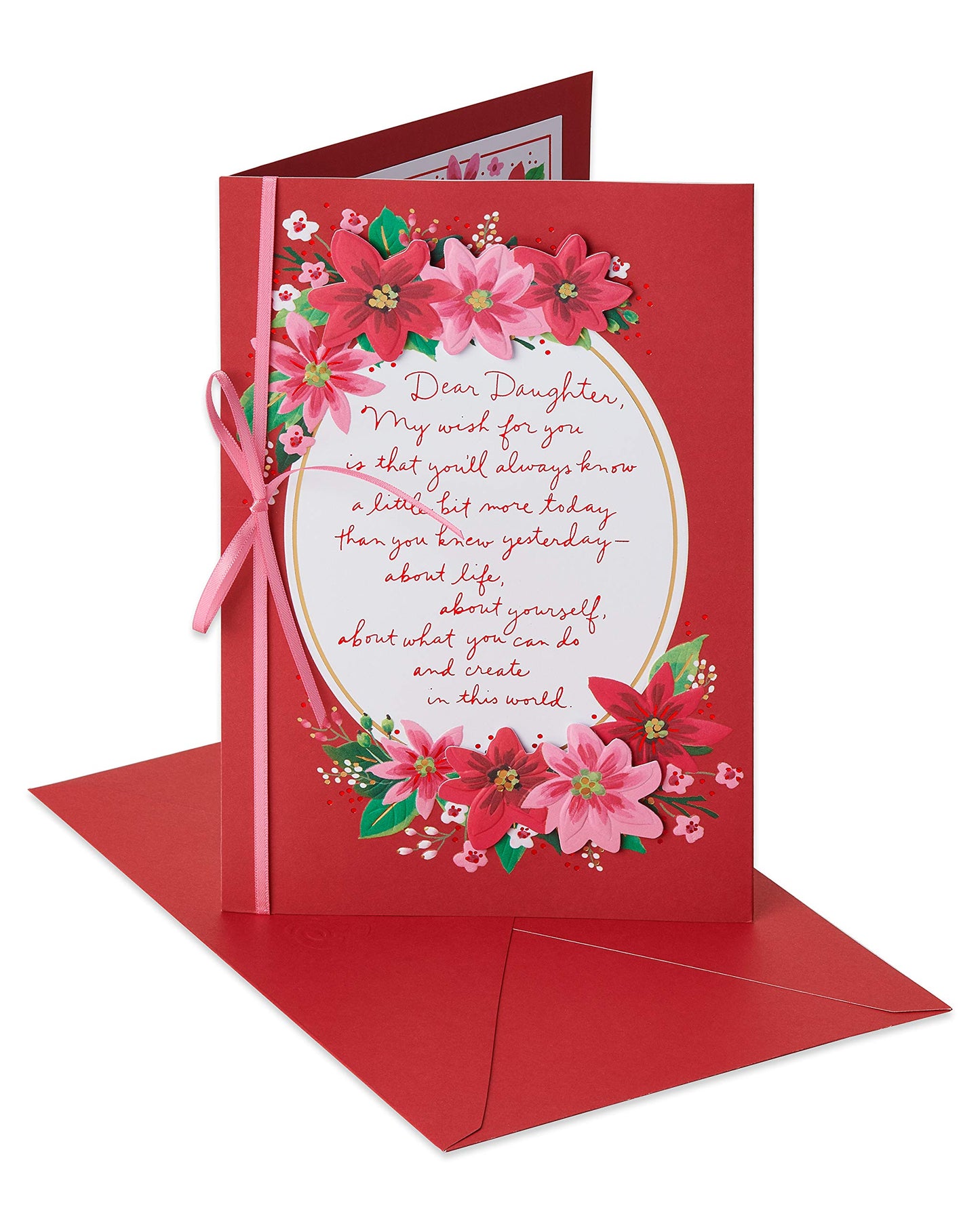 American Greetings Christmas Card for Daughter (Toward Your Dreams)