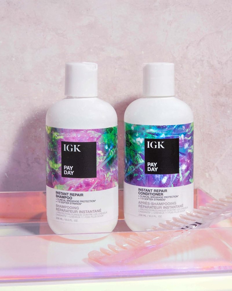 IGK ANTISOCIAL Bond-Building Dry Hair Mask - Repair, Soften & Shine | Vegan & Cruelty-Free Hair Treatment
