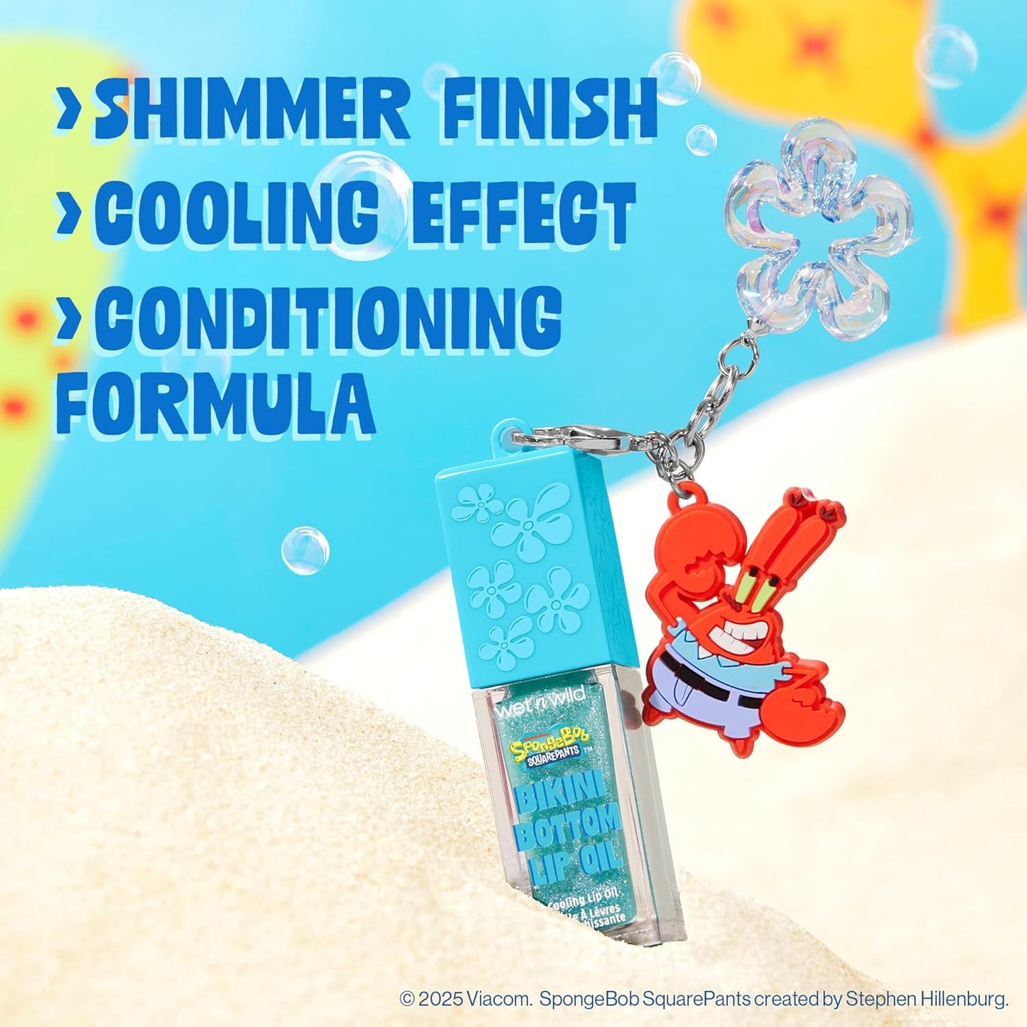 Wet n Wild Spongebob Bikini Bottom Cooling Lip Oil - Thar She Blows | Hydrating Duo Set