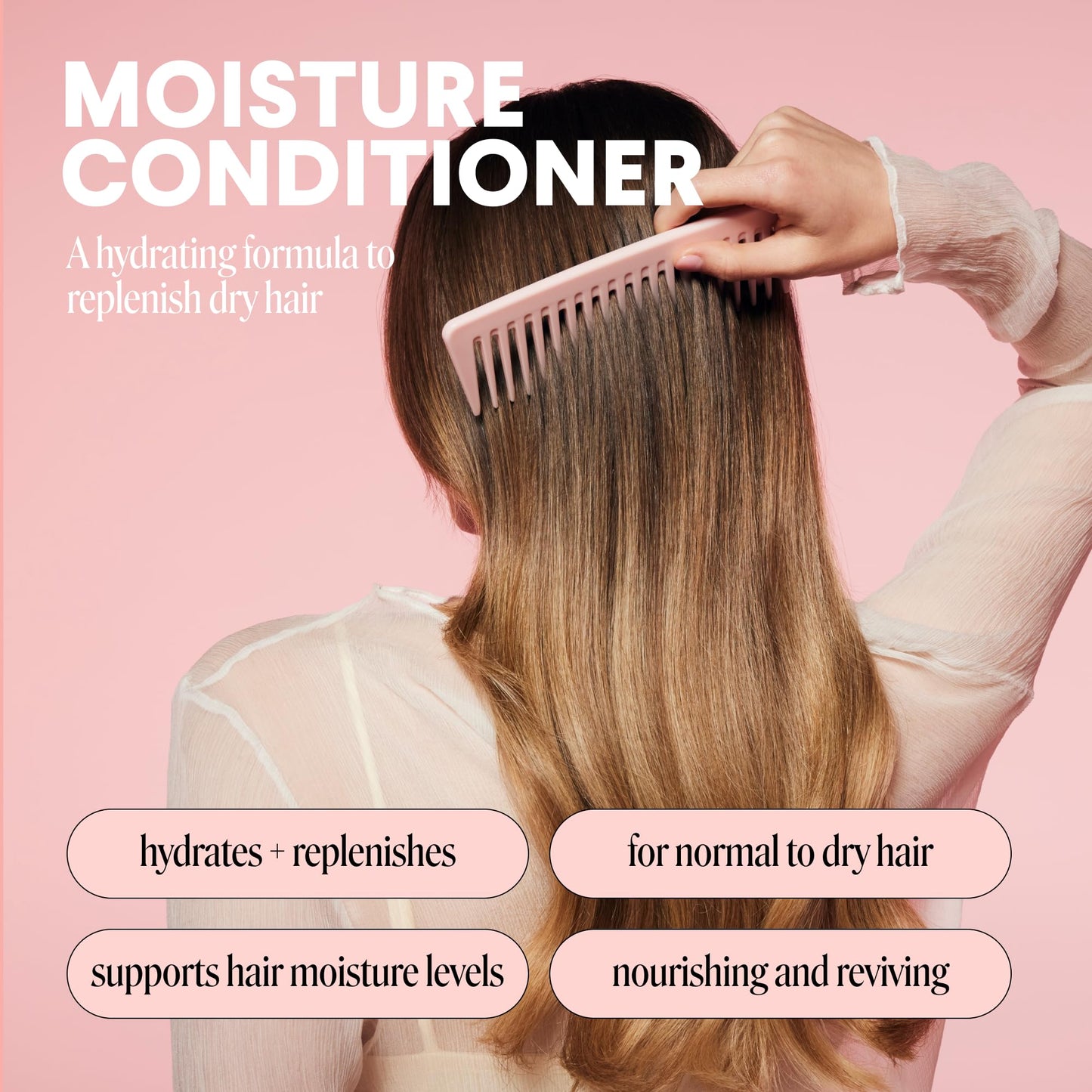 MONDAY HAIRCARE MOISTURE Conditioner with Hyaluronic Acid, Coconut Oil & Shea Butter for Dry & Dull Hair 354 mL