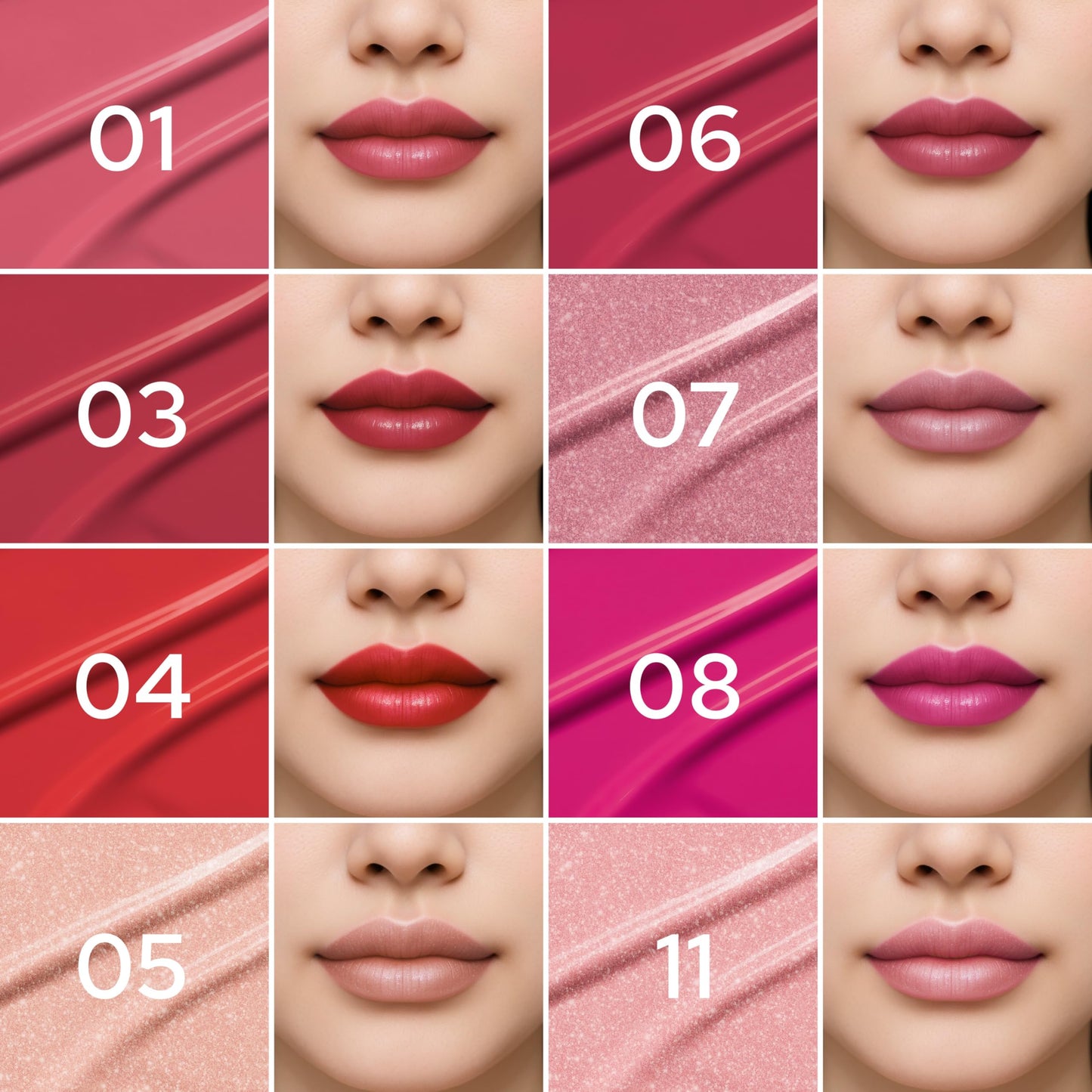 Dermacol NEW 16-Hour Lip Colour, Highly Pigmented Glossy Lip Stain, Two-Phase Lip Plumper Gloss, Kissproof Lip Makeup Products with Matte and Glitter Finish, n. 23