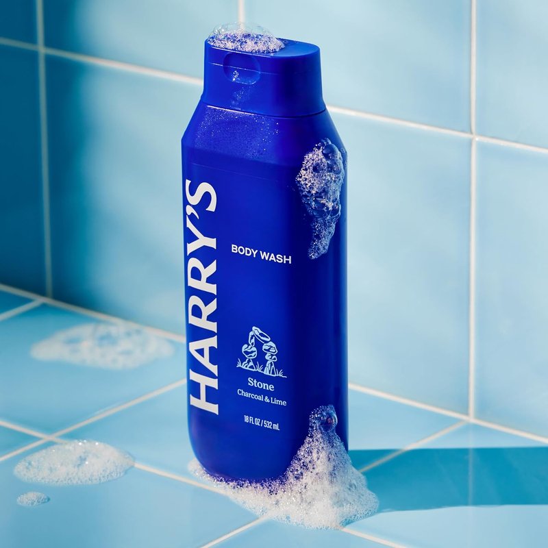 Harry's Men's Body Wash - Stone Scent | Paraben-Free, Sulfate-Free Shower Gel - 18 fl oz (3 Pack)