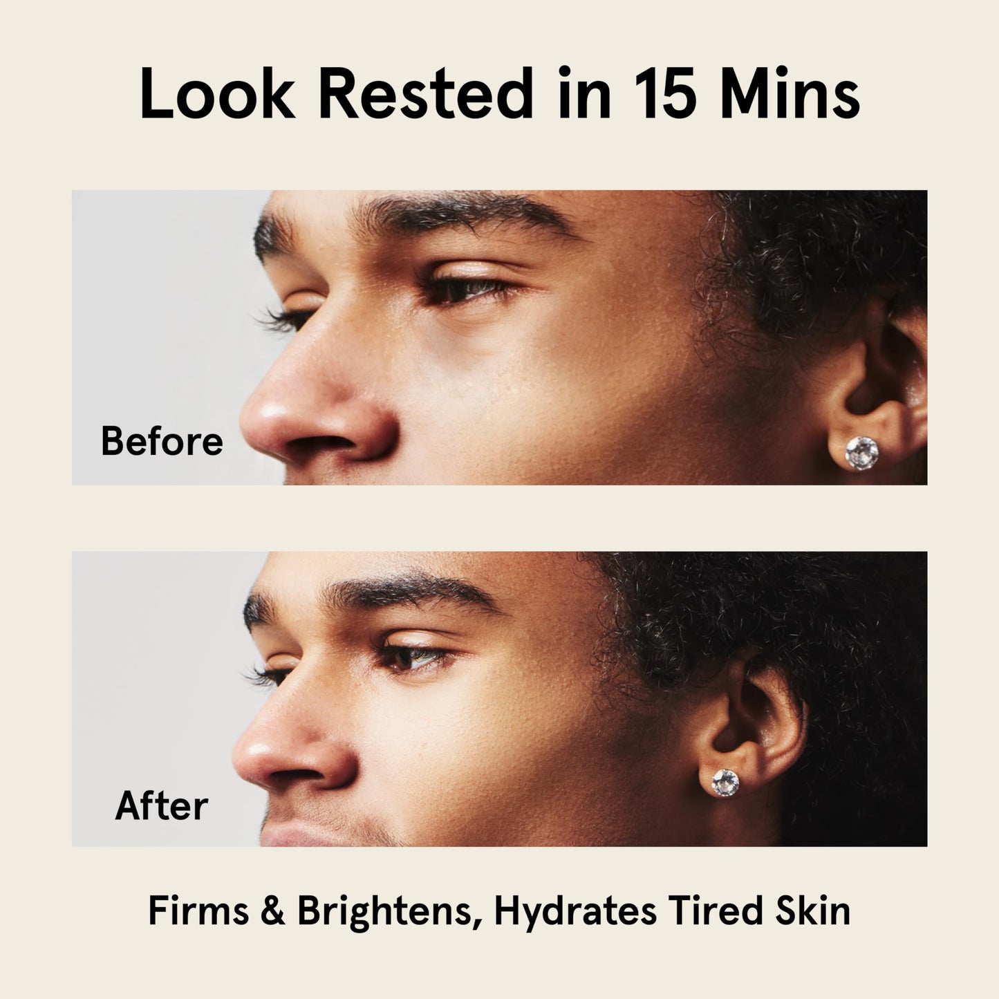 JAXON LANE BRO MASK Under Eye Patches for Men - Cooling Eye Patches for Dark Circles and Puffiness with Caffeine, Niacinamide, Hyaluronic Acid (6 x 1 Pairs)