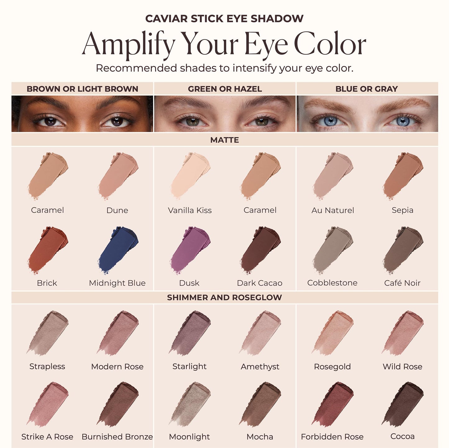 Laura Mercier Caviar Stick Cream Eyeshadow: Shimmer Finish, 24HR Wear, Long Lasting, Rich Color, Easily Blendable and Buildable, Waterproof, Hyaluronic Acid Infused, Eyeshadow Stick Set, Amethyst