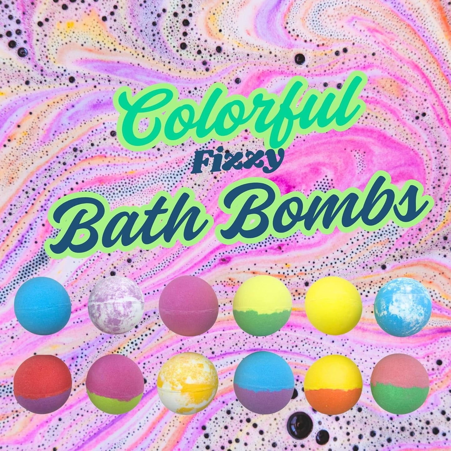 Smurfs Bath Bombs with Action Figures - Brainy, Handy, Blossom & Azrael | Fun Gift Set (Pack of 3)