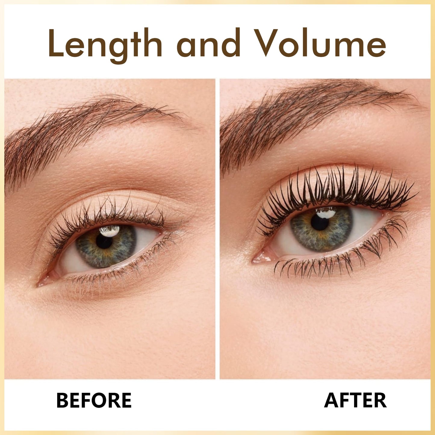 FV Waterproof Black Mascara Long Lasting Smudge Proof