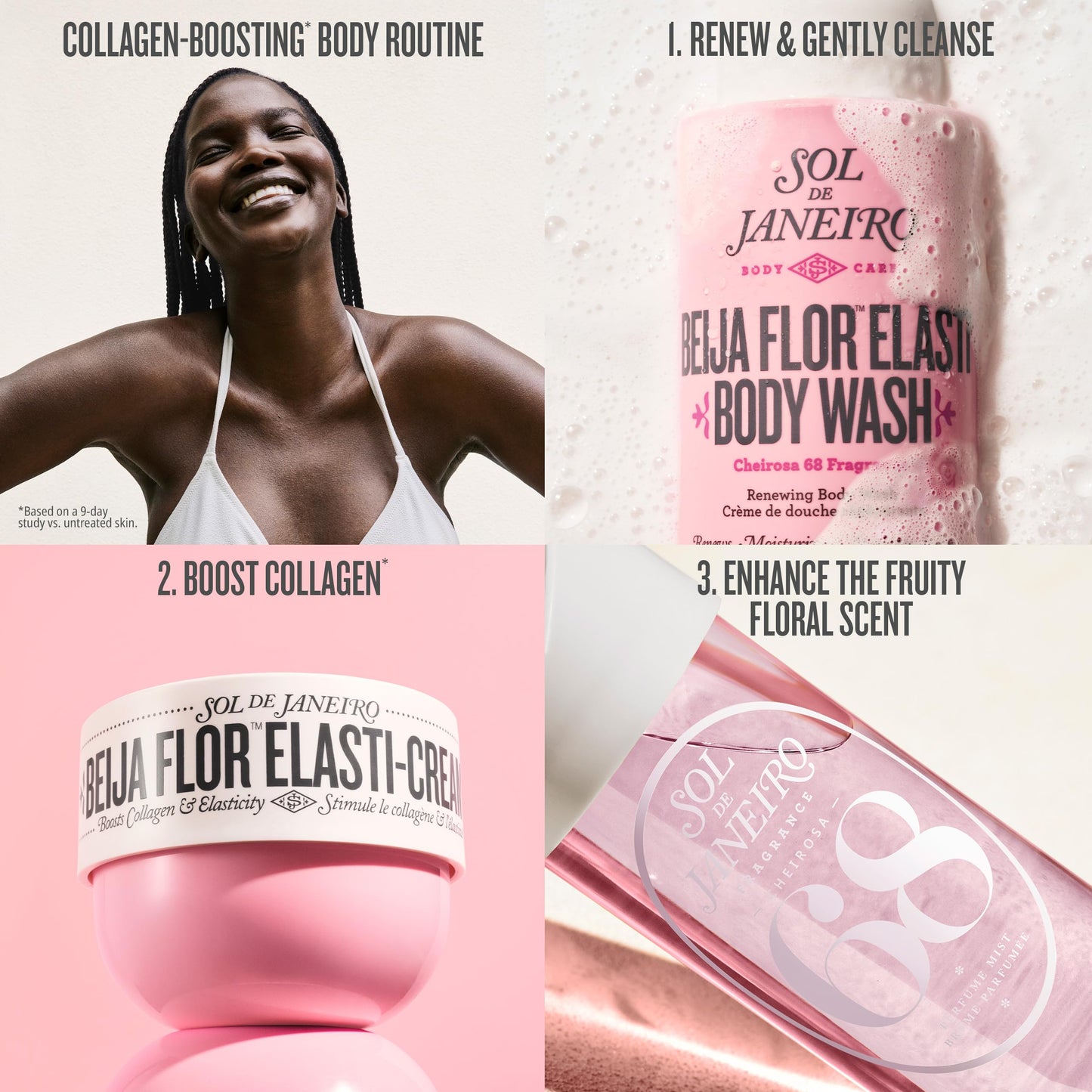 Sol de Janeiro Collagen Boosting Beija Flor Elasti-Cream Body Cream 75mL/2.5 oz.