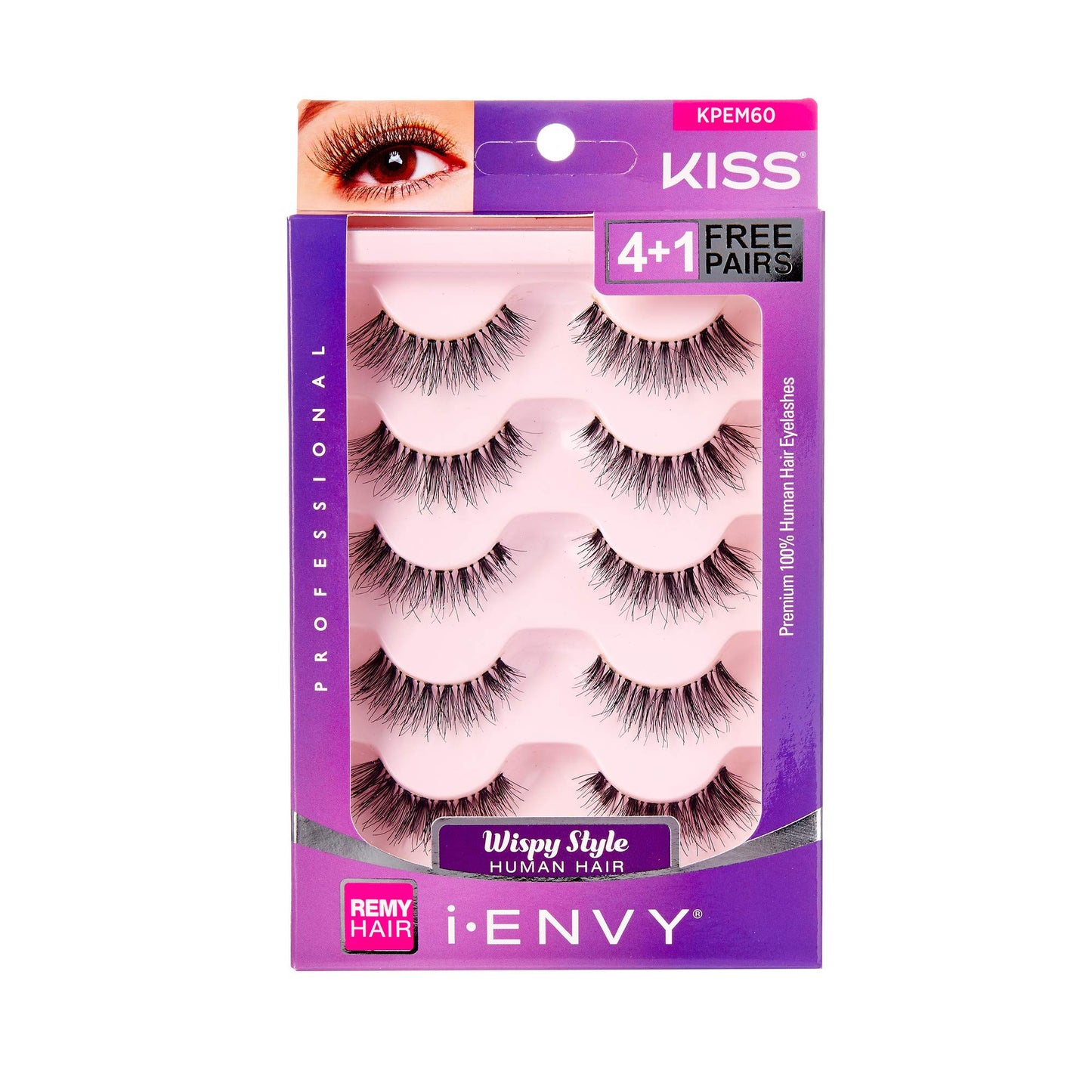 i•ENVY by Kiss So Wispy 03 Strip Eyelashes Value Pack #KPEM60 (2 Pack)