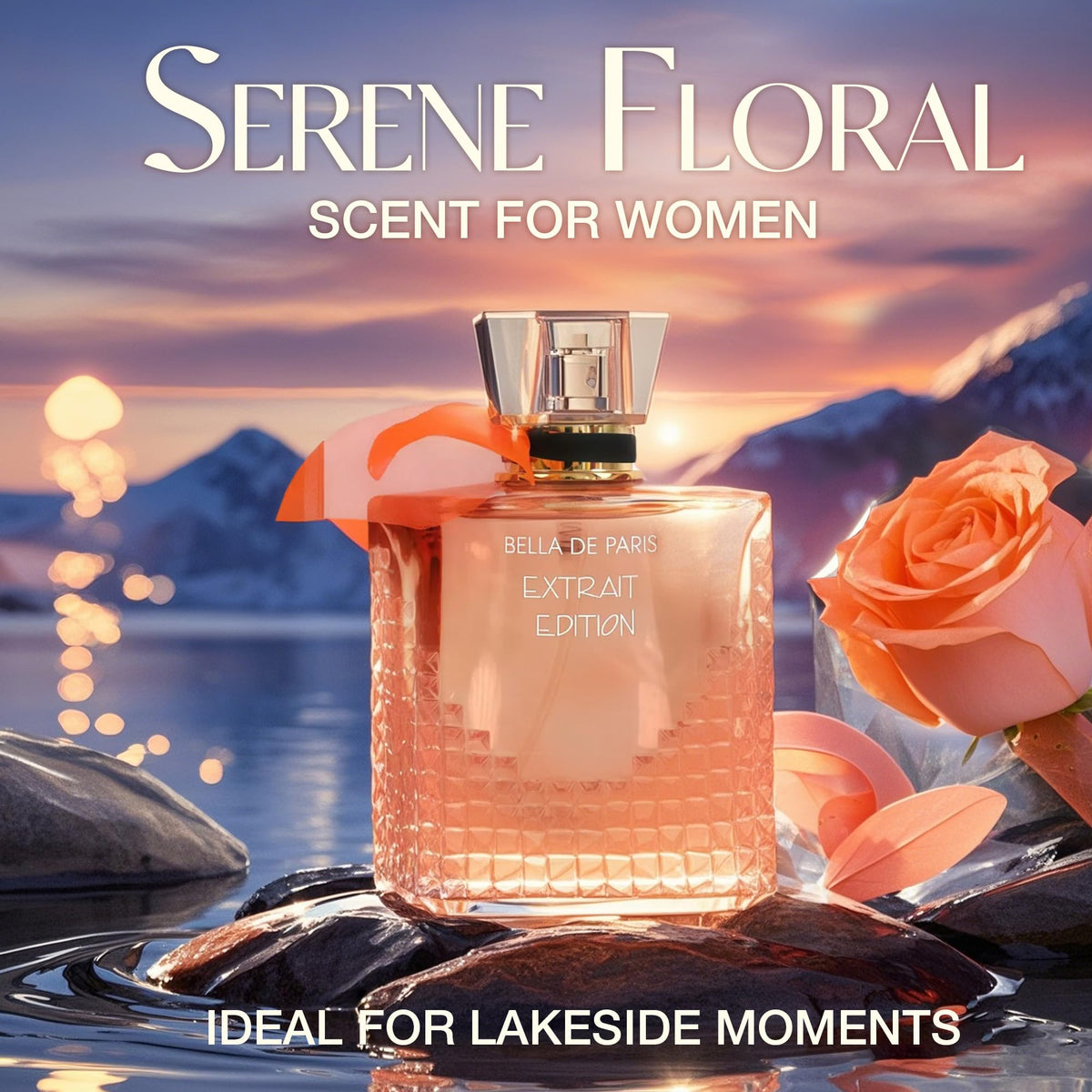 A CENTER La Vida Bella Perfume for Women Long Lasting Fragrance Eau de Parfum Floral & Sweet Women's Perfume Daily Used 3.4 Fluid Ounce