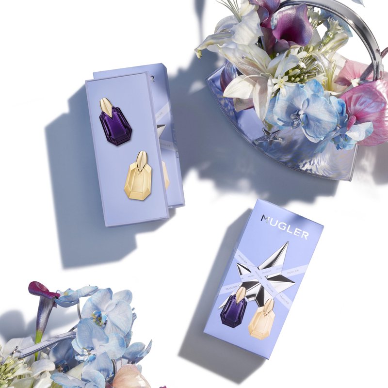 Mugler Alien & Alien Goddess - Women's Fragrance Mini Gift Set - Floral & Woody - Travel Size, 0.2 Fl Oz Each