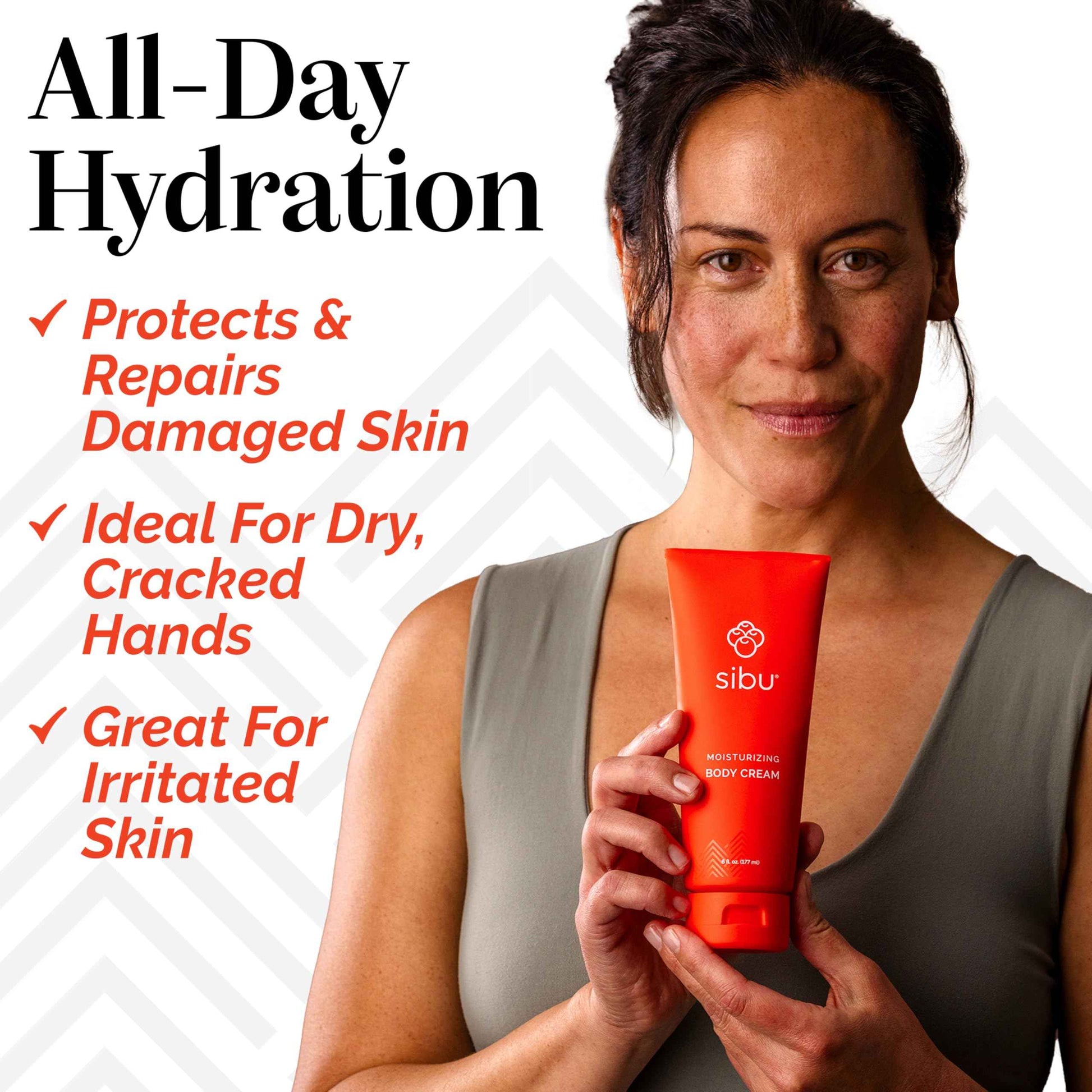 sibu Moisturizing Body Cream, Lotion Made From Premium Himlayan Sea Buckthorn (6oz) – Lightweight & Hydrating Moisturizer That Protects & Repairs Skin