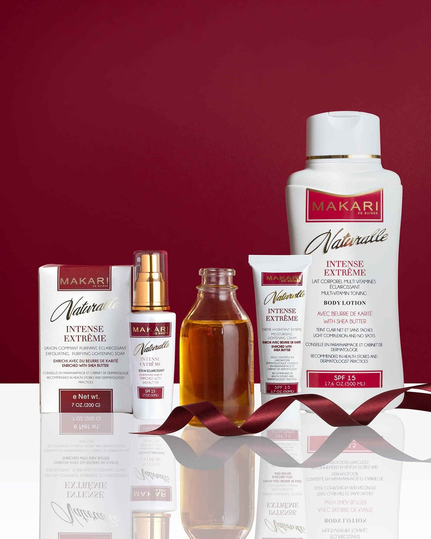 Makari Intense Extreme Toning Spot Treatment Serum SPF15 (1.7 oz) | Skin-Rejuvenating Serum with Shea Butter for Dry to Normal Skin Types | Helps Fade Blemishes, Soothe Wrinkles, and Brighten Skin