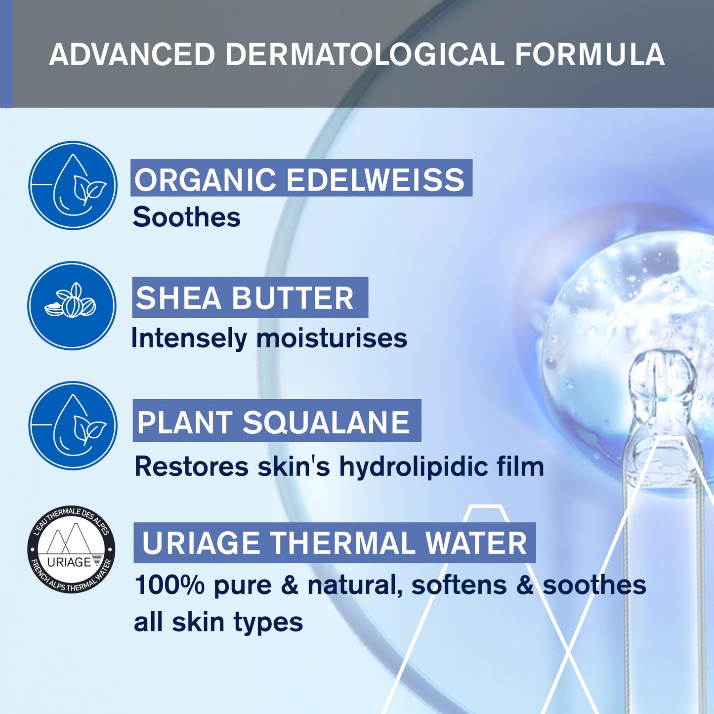 Uriage Baby Face Moisturizing Cream with Organic Edelweiss & Shea Butter, Hydrates & Prevents Dryness, Fast-absorbing & Non-sticky, 97% Igredients of Natural Origin