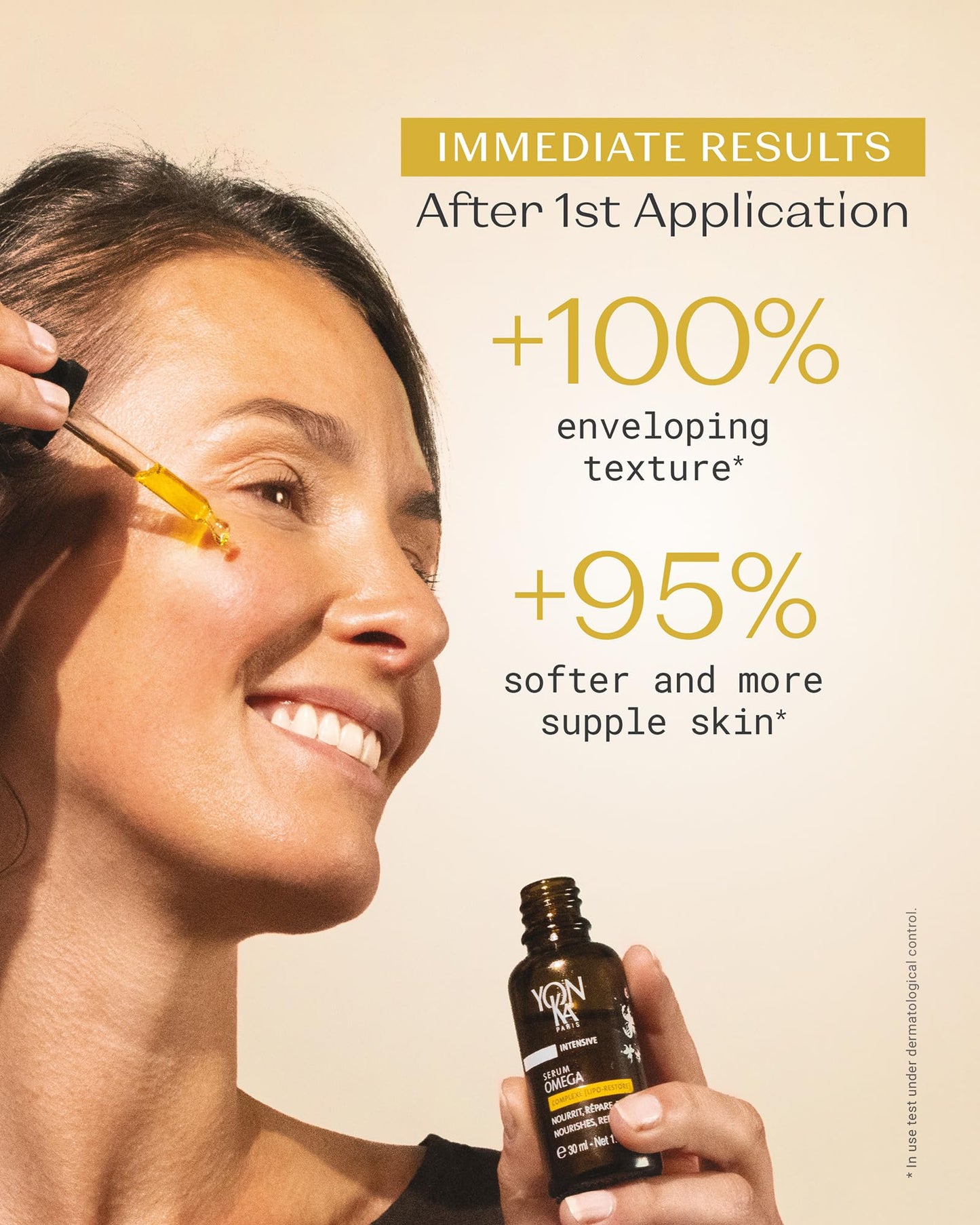 YONKA PARIS Serum Omega | Oil in Serum for Dry and Sensitive Skin | with Omegas 3,6,9 Lipo Restore Complex | Nourish, Smooth and Reduce Redness| Vegan Dermatologist Tested | Made in France | 1 Fl Oz