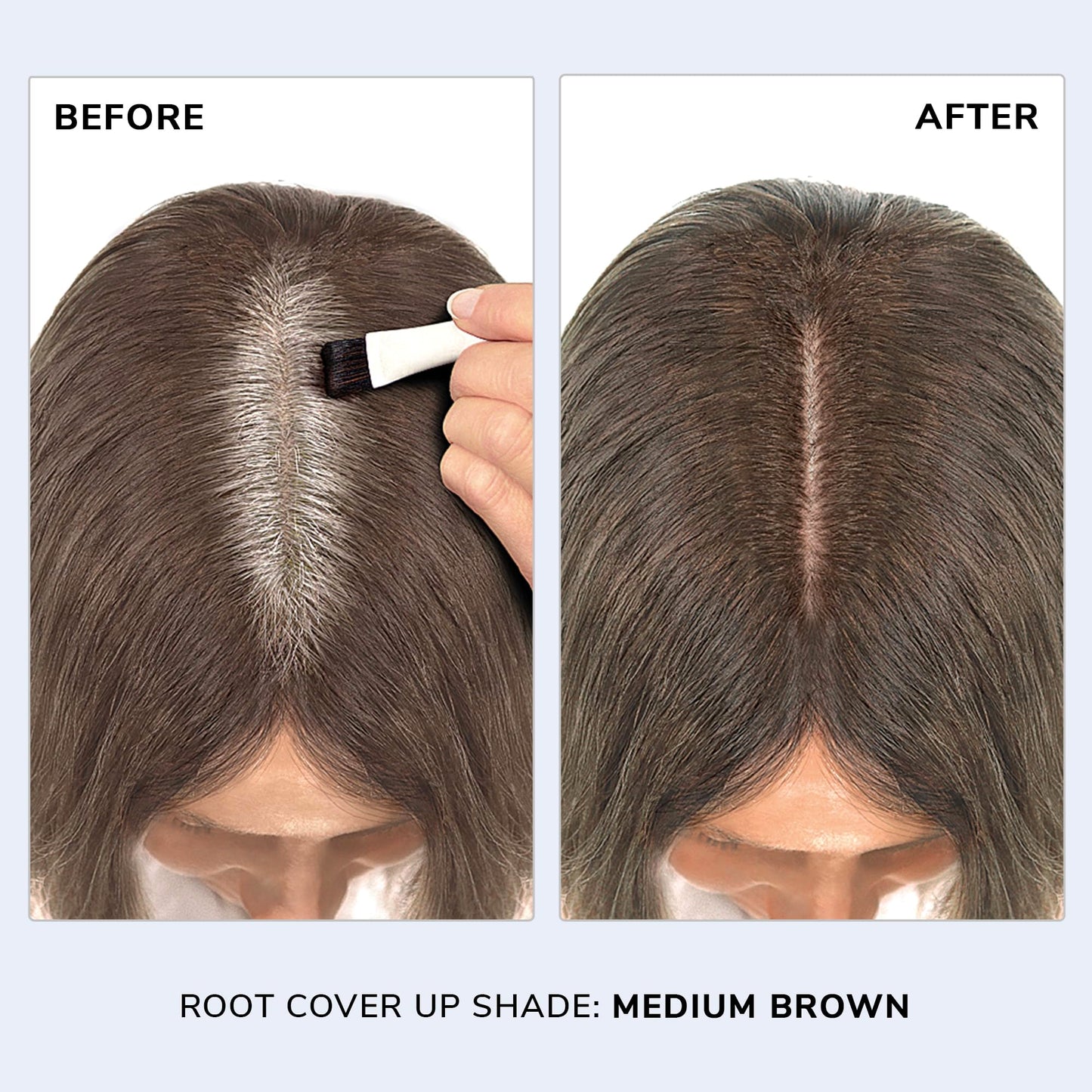 COLOR WOW Root Cover Up, Medium Brown, Instant Gray Coverage and Temporary Root Touch-Up, Water-Resistant