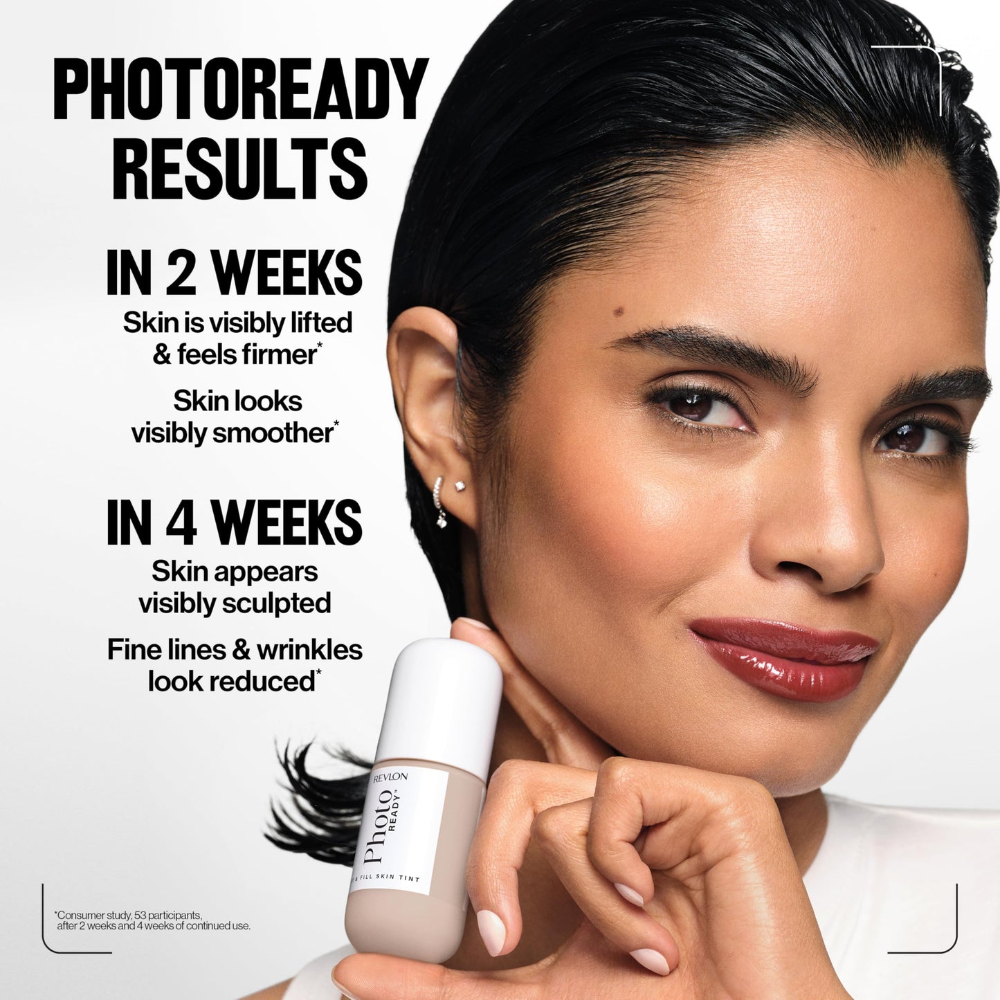 Revlon PhotoReady Lift + Fill Skin Tint, Multi-Use Glow Enhancer, Base & Highlighter for Glowing Skin, Sheer Coverage, 140, 1 fl oz
