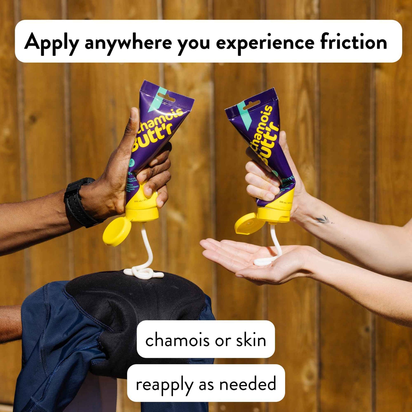 Chamois Butt'r Eurostyle Anti-Chafe Cream, 8 ounce tube (ESCB8OZT)