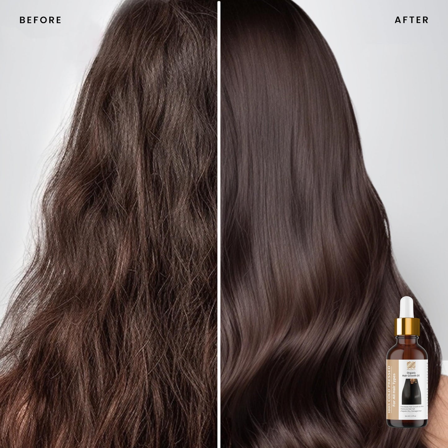 Five Rivers Soul Organic Hair Growth Oil, 100% Cold Pressed Organic, Traditional Scalp & Hair Massage, Thickness Shine Repair for Damage & Thin Hair,Amla Blackseed Olive Castor Coconut Rosemary 2 oz