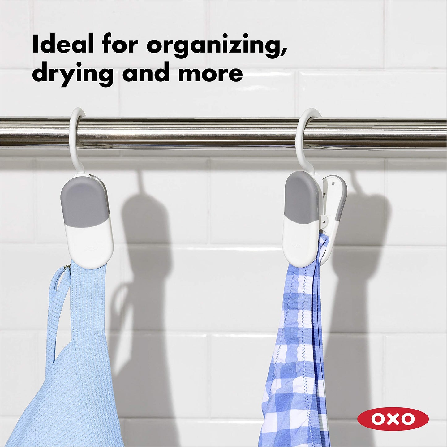 OXO Good Grips 3-Piece ClipHanger Set, White