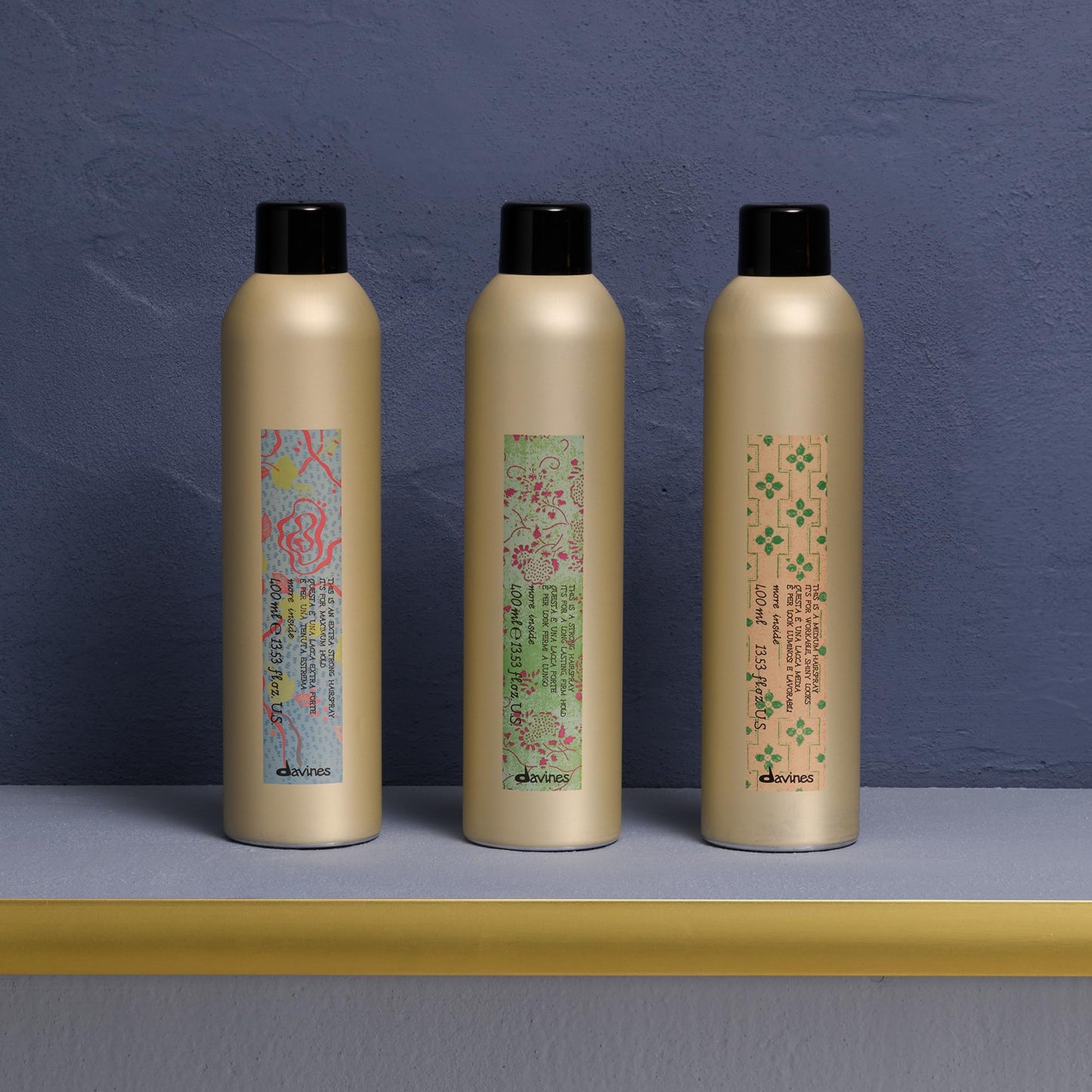 Davines This Is A Medium Hairspray, Easy To Brush Out, No Residue, Medium Hold Hairspray For All Hair Types, 12 Fl. Oz.