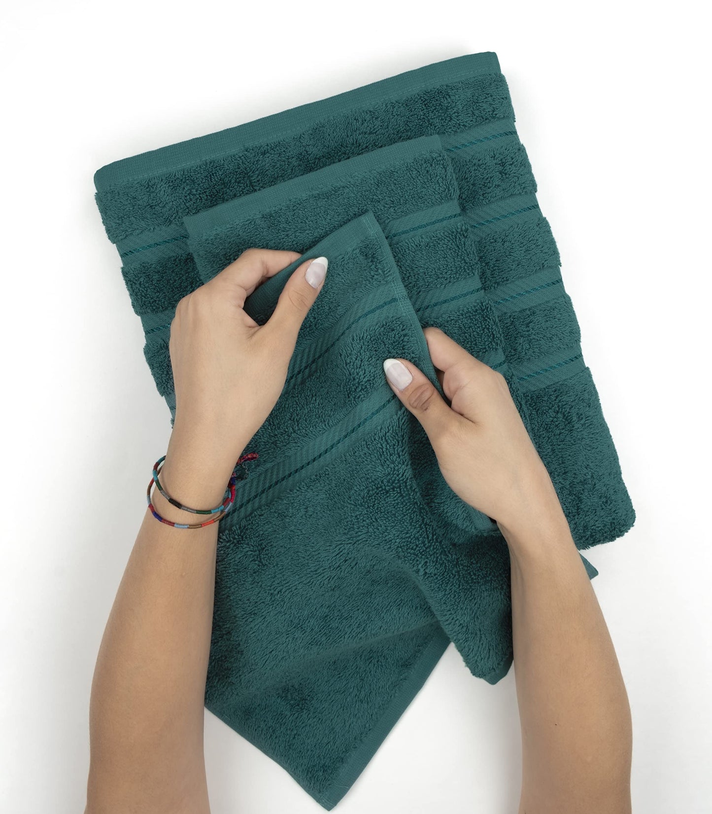American Soft Linen 100% Cotton Luxury Turkish Towels, 6 Piece Towel Set