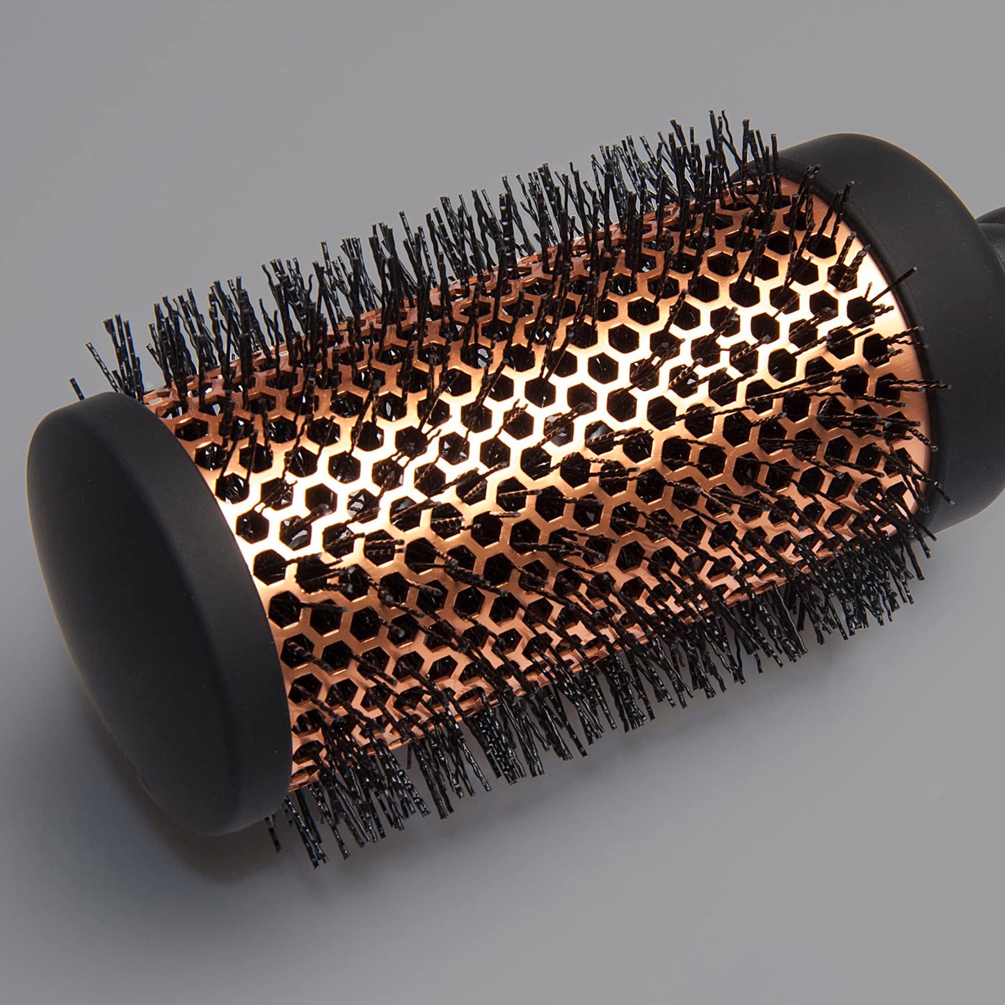 Fromm Heat Duo Copper x Ceramic 1" Round Brush for Expert Blowouts and Faster Hair Drying, Roller Hairbrush for Anti-static Styling, Smoothing, Straightening and Shine