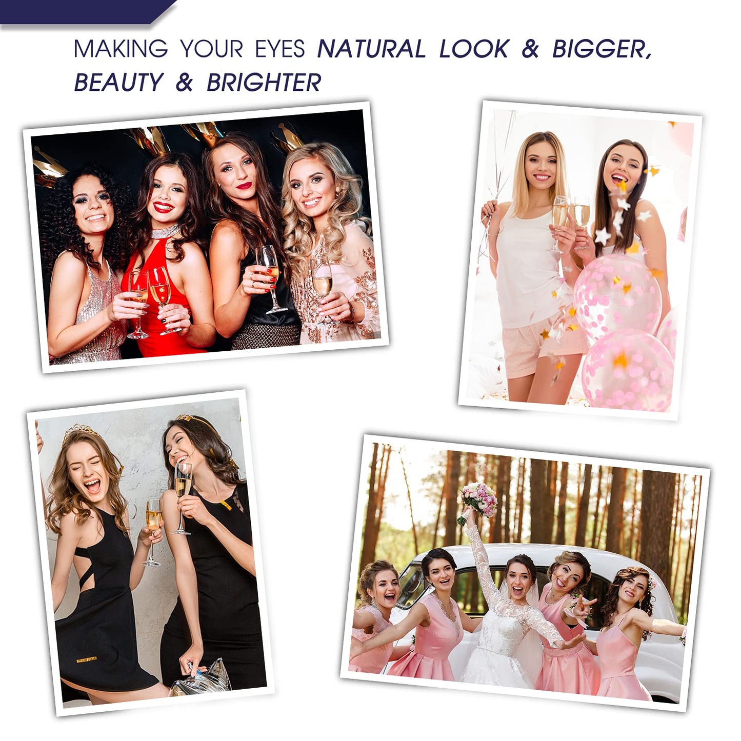 7C SevenCrown Magnetic Eyelashes with Eyeliner Kit,Cat-Eye Magnetic Lashes,False Eyelashes with Applicator,Reusable Magnet Lash Set,Natural Look,Easy,Cruelty-Free.