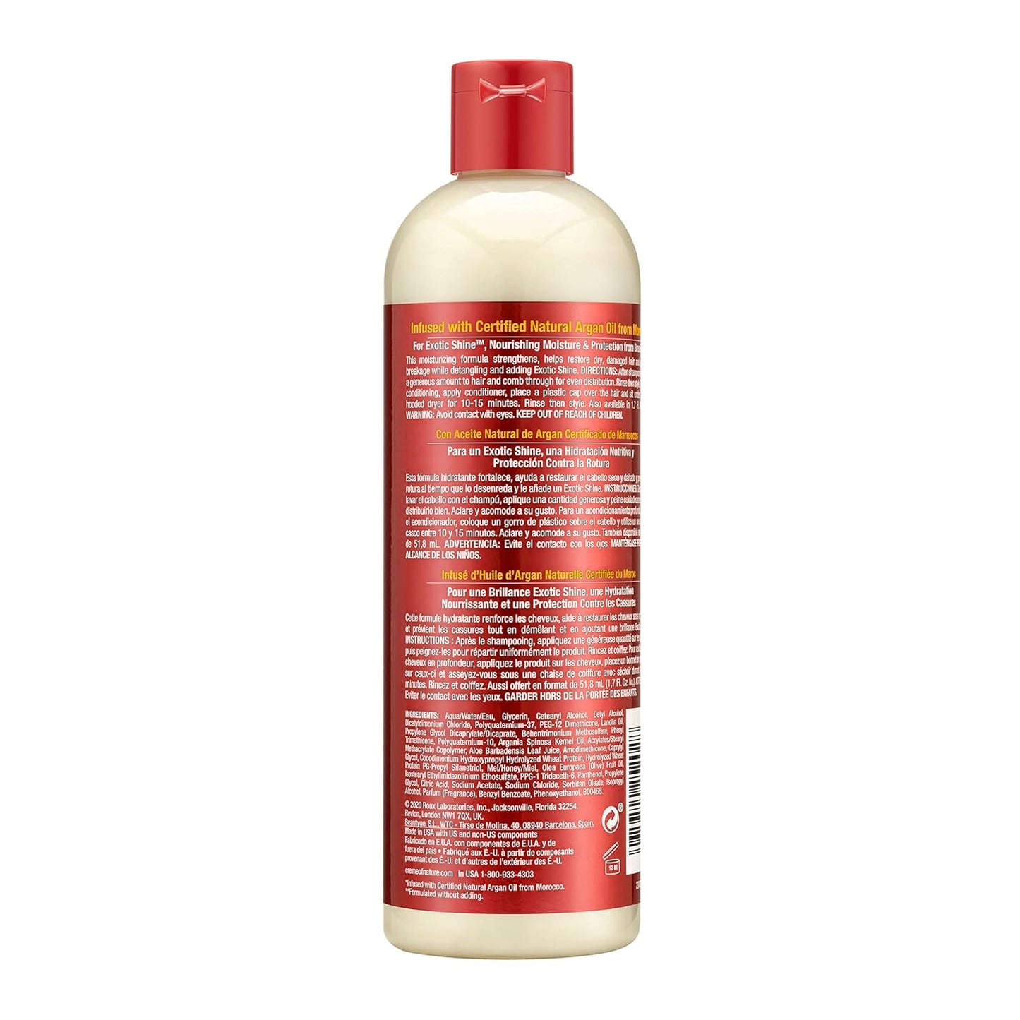 Creme of Nature, Argan Oil for Hair, Intensive Conditioning Treatment, Argan Oil of Morocco, Moisturizing Hair Care, 15.2 Fl Oz