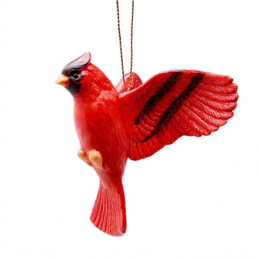 Cosmos Gifts B9022 Ceramic Cardinal Ornament, 3-1/4-Inch