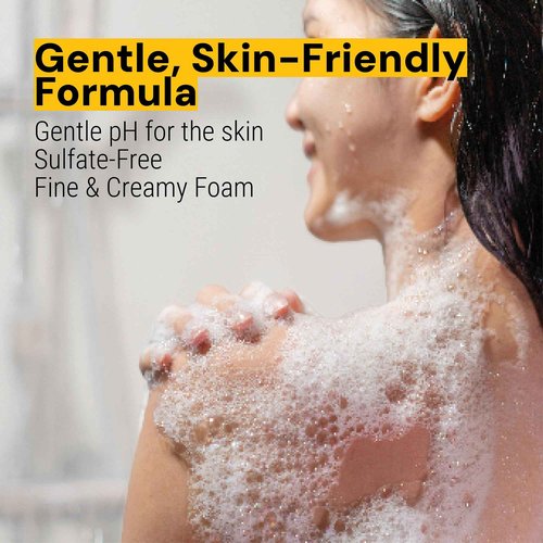 Panier des Sens - Duo Orange Blossom Moisturizing Body Wash for Women & Men - Gentle Shower Gel with 95% Natural Ingredients for Normal, Sensitive Skin - Body Care Made in France, SLS Free -2x6.8 Floz