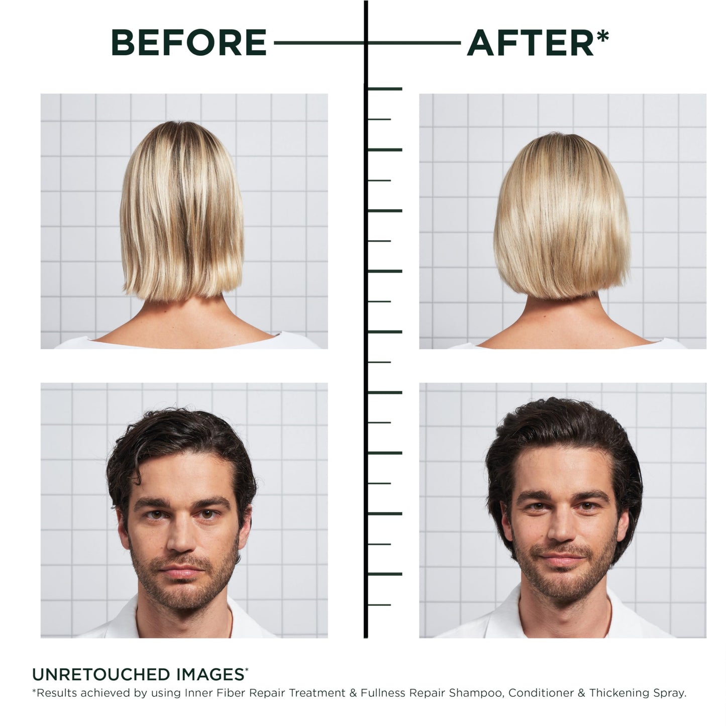 Garnier Fructis Hair Filler Fullness Repair Thickening Spray, Volumizing Spray with Polypeptides and Hair Repair Complex for Thin, Weak Split Ends, 4.4 Fl Oz
