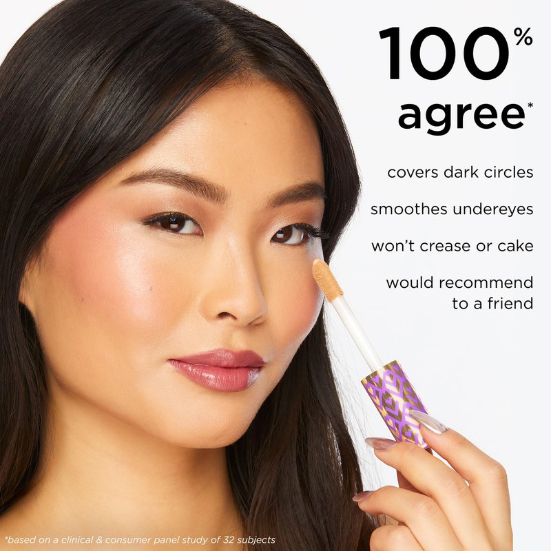 tarte shape tape concealer & brush – Instant Full Coverage for Under Eye, Dark Circles, Redness & Discoloration, Dermatologist-Tested, Vegan, Cruelty-Free, full size, 12N fair neutral