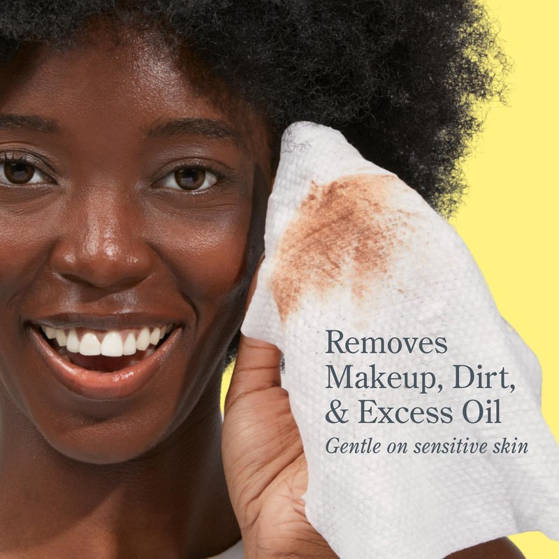 Beekman 1802 Face Wipes – Makeup Remover Wipes for Face, Facial Cleansing Wipes that Remove Makeup & Dirt, Travel Essentials, Face Wipes with Goat Milk & Aloe, Sunshine Lemon 30 Count
