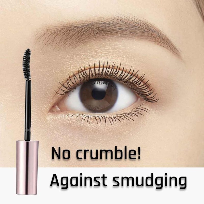 Heroine Make Volume & Curl Mascara - Waterproof, Lengthening Formula for Defined Lashes | Black, Smudge-Proof