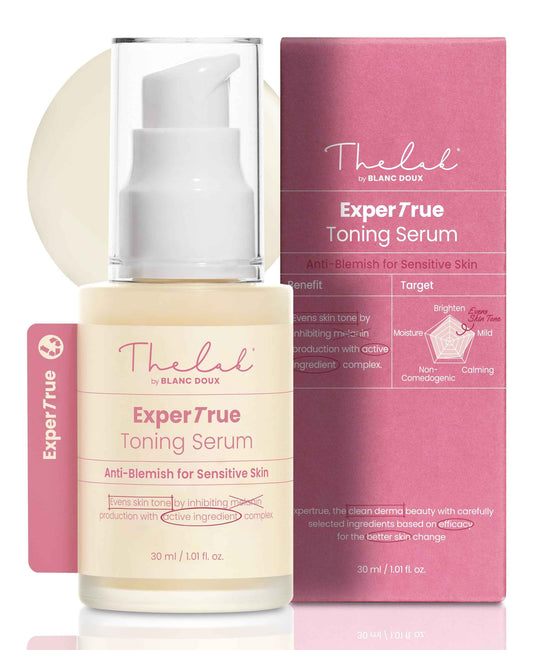 THE LAB ExperTrue Toning Soothing Skin Calming & Clearing Facial Serum for Sensitive Skin, Anti-Blemish, Even Toning Korean Skincare by BLANC DOUX