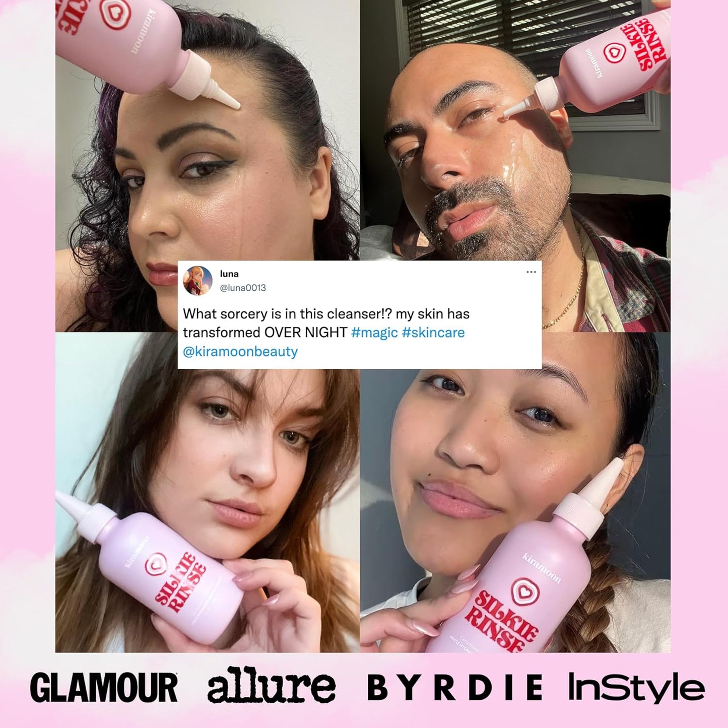 Kiramoon Hydrating Face Wash - Gentle Cleanser for Dry & Sensitive Skin | Ceramides & Squalane
