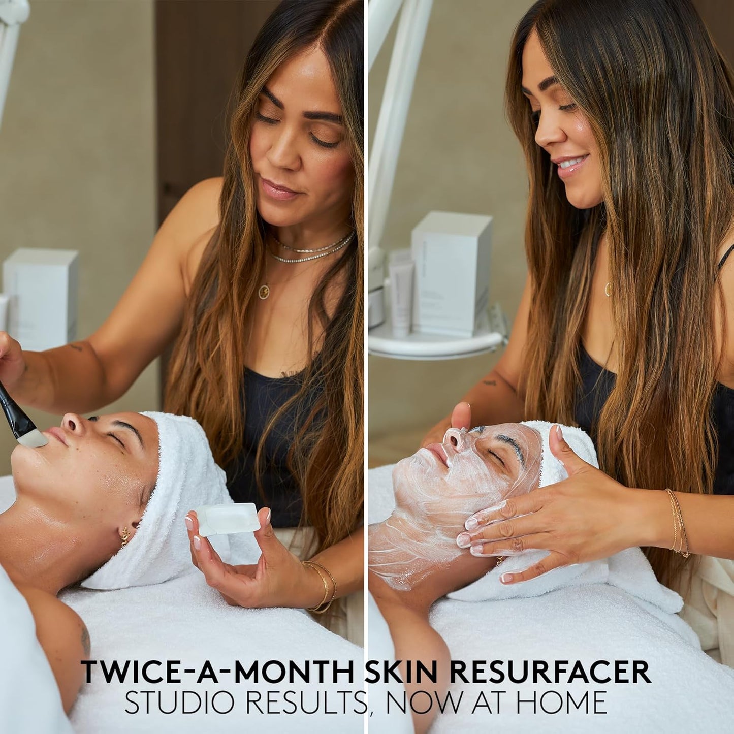 SHANI DARDEN SKIN CARE Triple Acid Peel - 2-Step Exfoliating Face Treatment with Mandelic & Glycolic Acids | 8 Peels + Mask & Brush