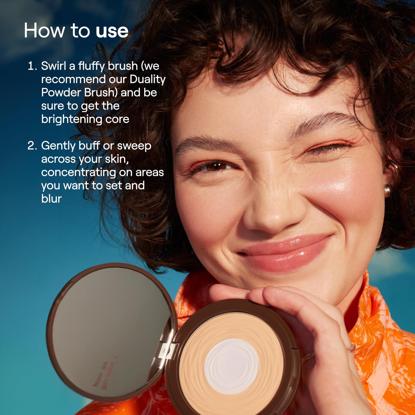 Live Tinted Hueskin Brightening Core Setting Powder, Light, Soft Matte