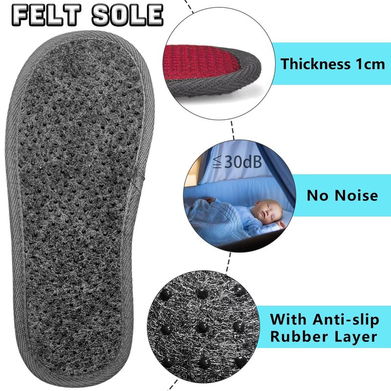 BUGUKI Spa Slippers Set Non-Disposable Washable Non-Slip Guest Slippers for Spa, Hotel, Party Guest and Bedroom, Set of 4 Pairs