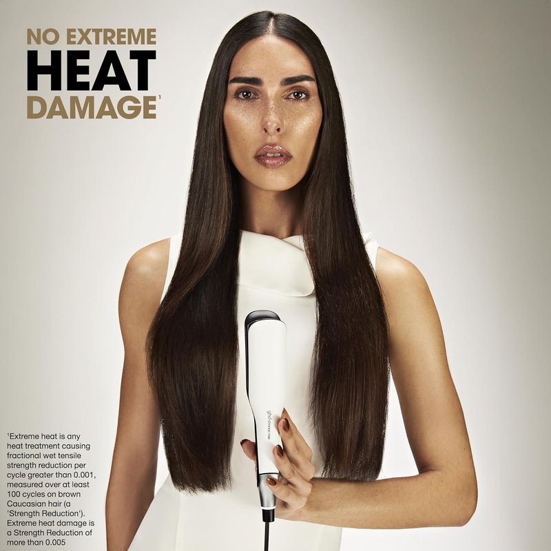 GHD Professional Flat Iron Hair Straighteners - 1" & 2" | 3X Faster Styling, More Shine & Less Frizz