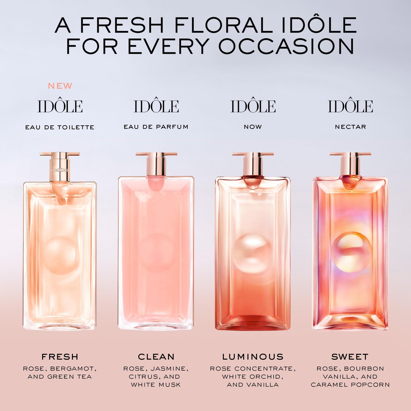 Lancôme Idôle Eau de Toilette - Fresh Women's Perfume - 3.4 Fl Oz