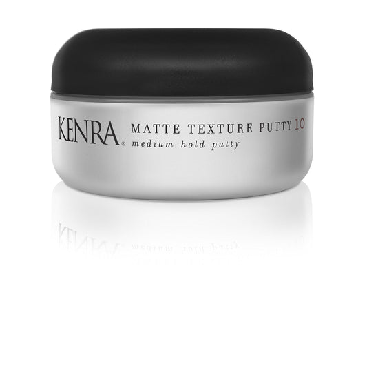 Kenra Professional Matte Texture Putty 10 | Medium Hold Styler | Flexible Hold With A Matte Finish | Replenishes Moisutre & Softens Hair | All Hair Types | 2 oz