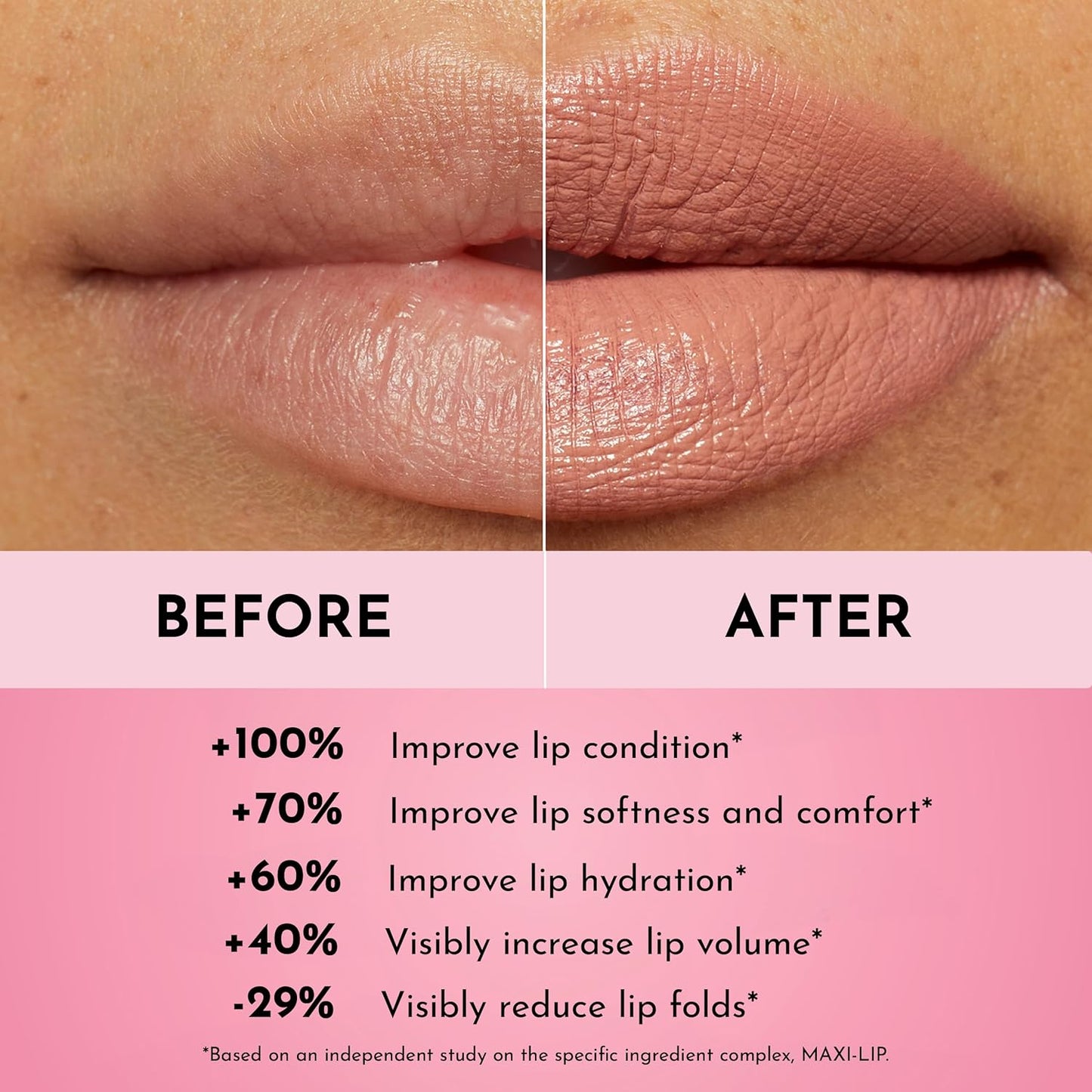 Forget the Filler Lip-Plumping Satin Cream Lipstick - Fawn | 0.1 Ounce, Smooths Lines & Enhances Lips