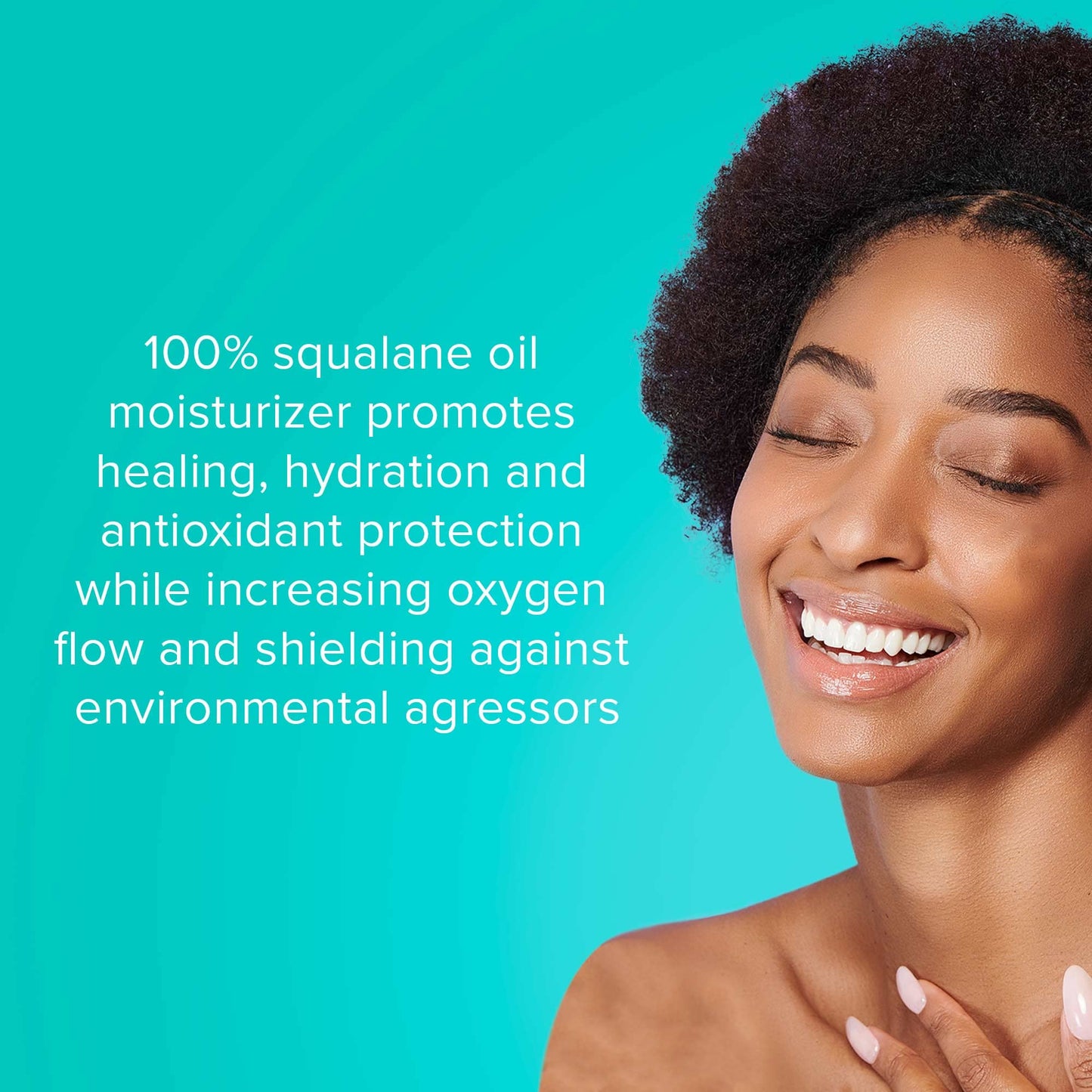 ClarityRx Nourish Your Skin 100% Squalane Oil for Face, Natural Plant-Based Moisturizing Facial Serum with Antioxidants for Dry Skin (1 fl oz)